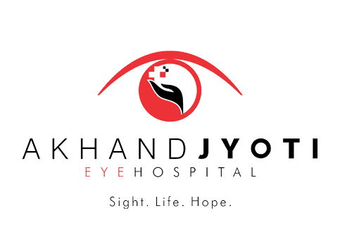 Akhand Jyoti Eye Hospital, Saran logo