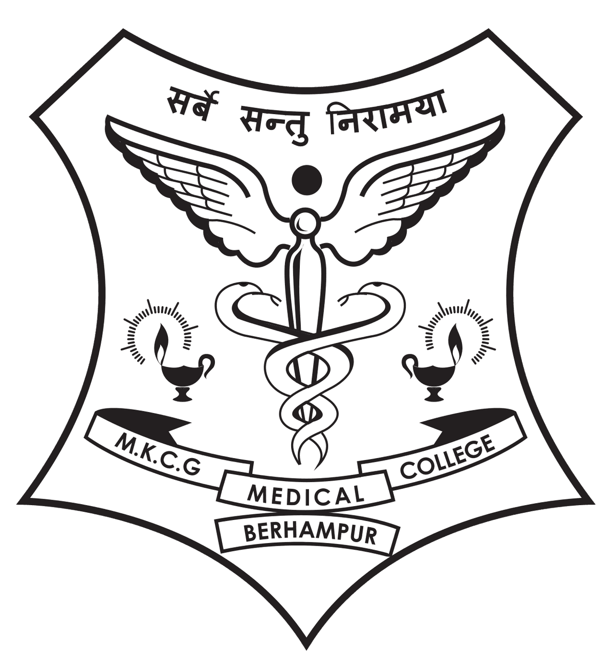MKCG Medical College and Hospital, Berhampur logo