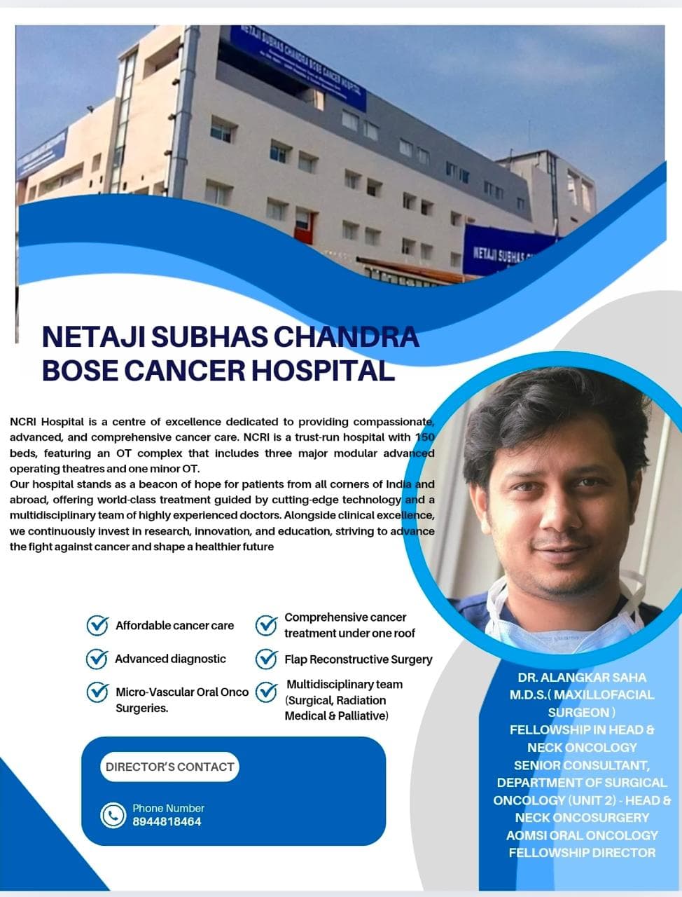Netaji Subhas Chandra Bose Cancer Hospital, New Garia logo