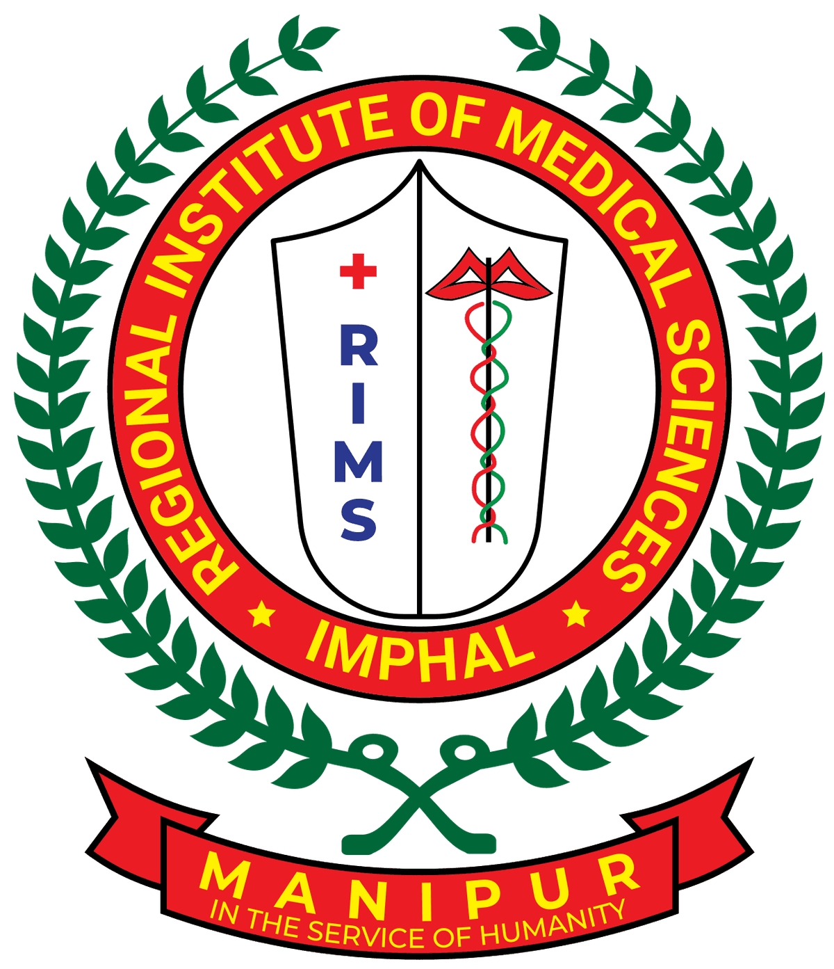 Regional Institute of Medical Sciences, Imphal logo