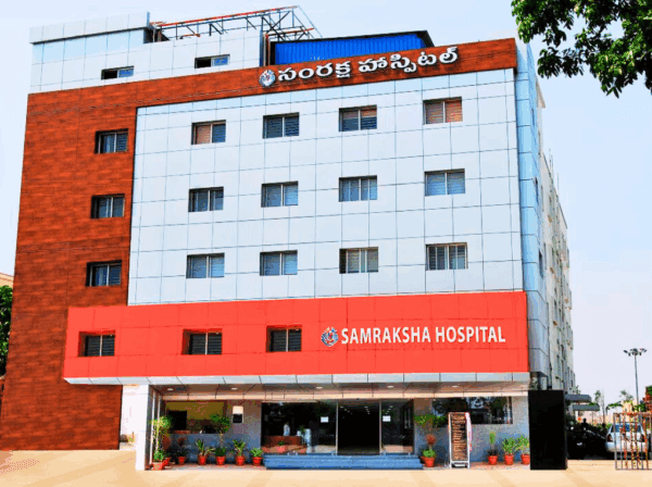 Samraksha Super Specialty Hospital, Narsampet logo