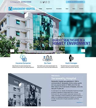 Saraswathy Hospital, Thiruvananthapuram logo