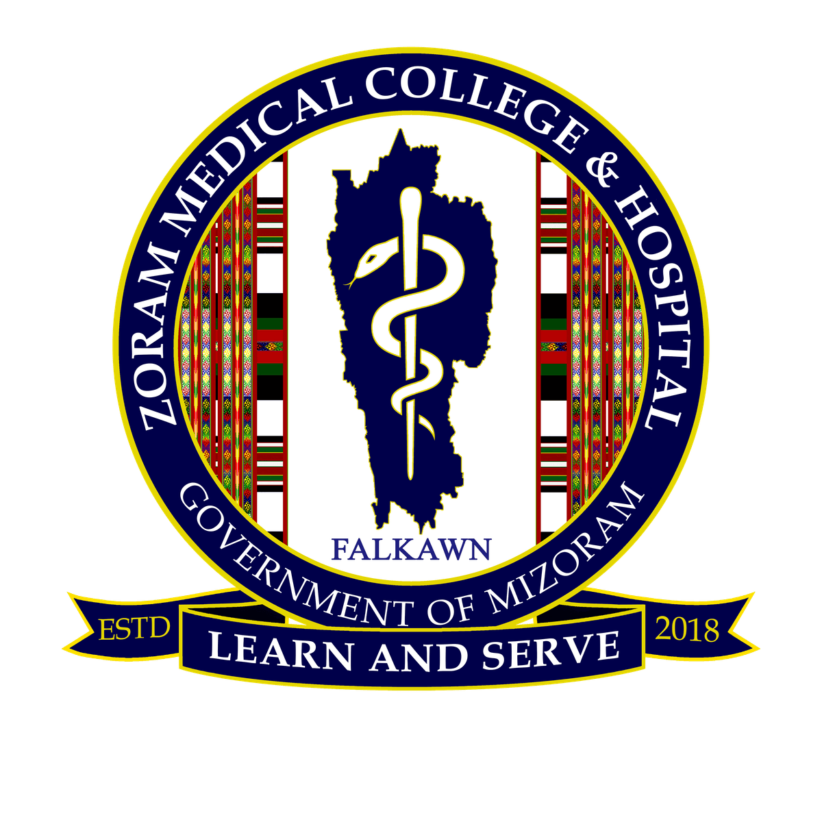 Zoram Medical College, Mizoram logo